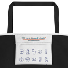 Load image into Gallery viewer, Medical Icons | All-Over Print Large Tote Bag