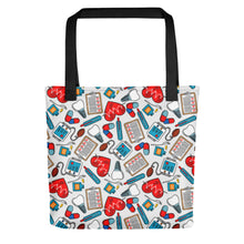 Load image into Gallery viewer, Medical Icons Design Tote Bag