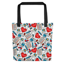 Load image into Gallery viewer, Medical Icons Design Tote Bag