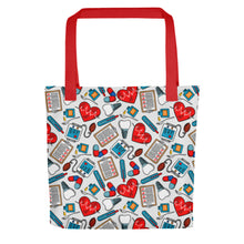 Load image into Gallery viewer, Medical Icons Design Tote Bag