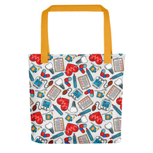 Load image into Gallery viewer, Medical Icons Design Tote Bag
