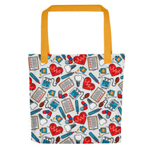Load image into Gallery viewer, Medical Icons Design Tote Bag