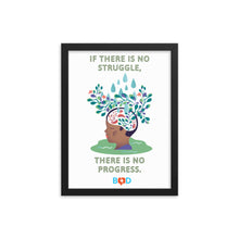 Load image into Gallery viewer, If there is no struggle, there is no progress | Framed photo paper poster