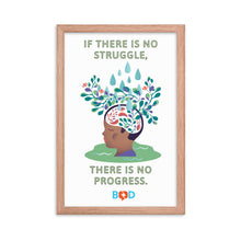 Load image into Gallery viewer, If there is no struggle, there is no progress | Framed photo paper poster