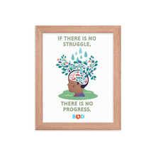 Load image into Gallery viewer, If there is no struggle, there is no progress | Framed photo paper poster