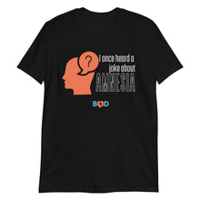 Load image into Gallery viewer, Book Z Doctor ‘I once heard a joke about amnesia’ Unisex T-Shirt, Crew Neck and Short-Sleeve Printed Tees, Comfort Fit Casual Wear