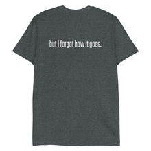 Load image into Gallery viewer, Book Z Doctor ‘I once heard a joke about amnesia’ Unisex T-Shirt, Crew Neck and Short-Sleeve Printed Tees, Comfort Fit Casual Wear