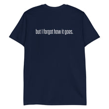 Load image into Gallery viewer, Book Z Doctor ‘I once heard a joke about amnesia’ Unisex T-Shirt, Crew Neck and Short-Sleeve Printed Tees, Comfort Fit Casual Wear
