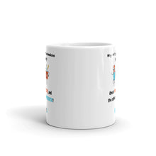 Load image into Gallery viewer, Book Z Doctor ‘Why don’t yogurt and medicine get along? One is probiotic, and the other is antibiotic!’ Ceramic Coffee Mug, Glossy White Tea Cup, Ideal Gift for Thanksgiving, Christmas, and Birthday, 11oz, 15oz