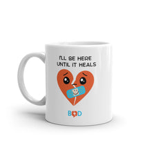 Load image into Gallery viewer, Book Z Doctor ‘I’ll Be Here Until It Heals’ Ceramic Coffee Mug, Glossy White Tea Cup, Ideal Gift for Thanksgiving, Christmas, and Birthday, 11oz, 15oz