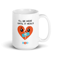 Load image into Gallery viewer, Book Z Doctor ‘I’ll Be Here Until It Heals’ Ceramic Coffee Mug, Glossy White Tea Cup, Ideal Gift for Thanksgiving, Christmas, and Birthday, 11oz, 15oz