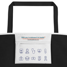 Load image into Gallery viewer, Medical Icons | All-Over Print Large Tote Bag
