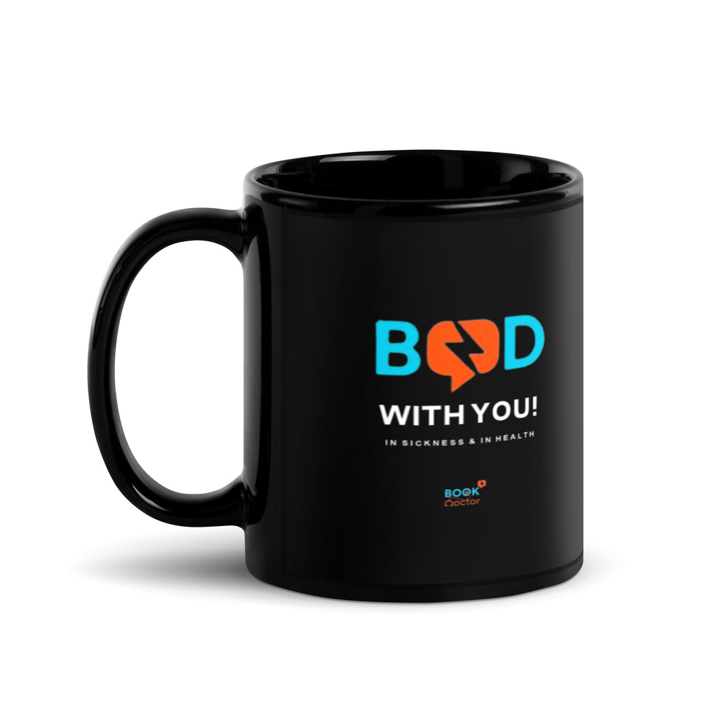 Book Z Doctor ‘ Book Z  Doctor with you in sickness & in health’Ceramic Coffee Mug Nurse Care professionals, Glossy and Matte Finish Black Tea Cup, Novelty Cup, Ideal Gift for Healthcare Workers, 11oz 15oz