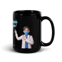 Load image into Gallery viewer, Book Z Doctor ‘Thank you, Doctor’Ceramic Coffee Mug Nurse Care professionals, Glossy and Matte Finish Black Tea Cup, Novelty Cup, Ideal Gift for Healthcare Workers, 11oz, 15oz

