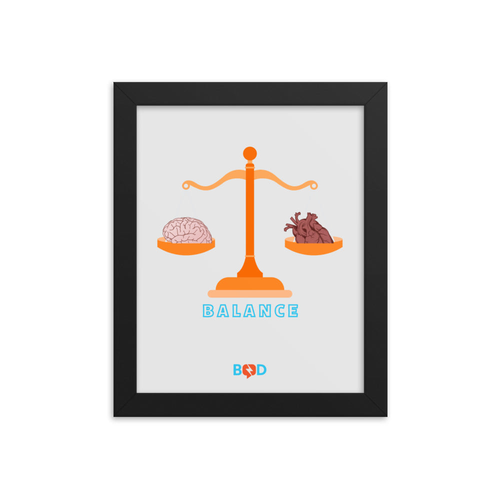 Balance | Framed photo paper poster