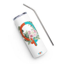 Load image into Gallery viewer, Blooming Femininity | Stainless steel tumbler
