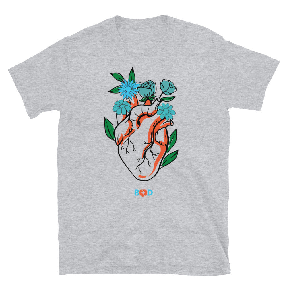 Blossoming Heart | Short-Sleeve Unisex T-Shirt