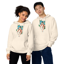 Load image into Gallery viewer, Blossoming Heart | Unisex midweight hoodie

