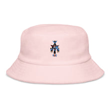 Load image into Gallery viewer, Girls Supports Girls | Unstructured terry cloth bucket hat
