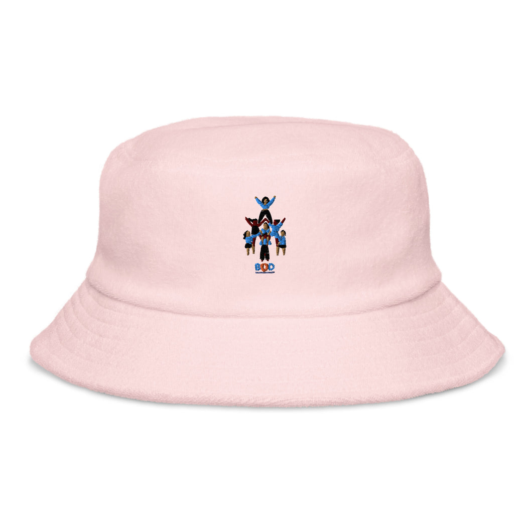 Girls Supports Girls | Unstructured terry cloth bucket hat