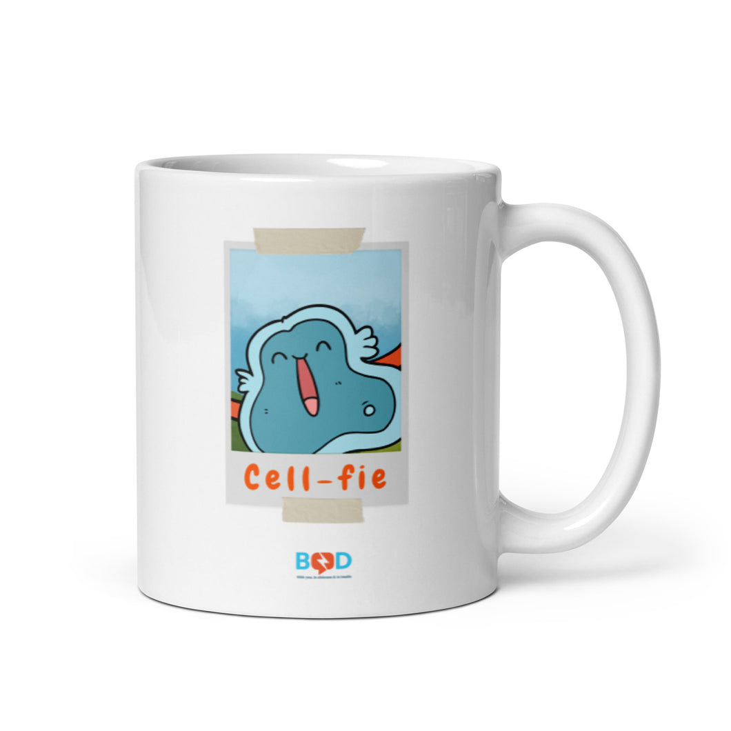 Cellfie | White glossy mug