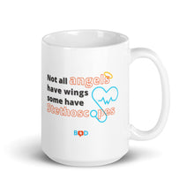 Load image into Gallery viewer, Book Z Doctor ‘Not all angels have wings, some have stethoscopes’ Ceramic Coffee Mug, Glossy White Tea Cup, 11oz, Ideal Gift for Thanksgiving, Christmas, and Birthday
